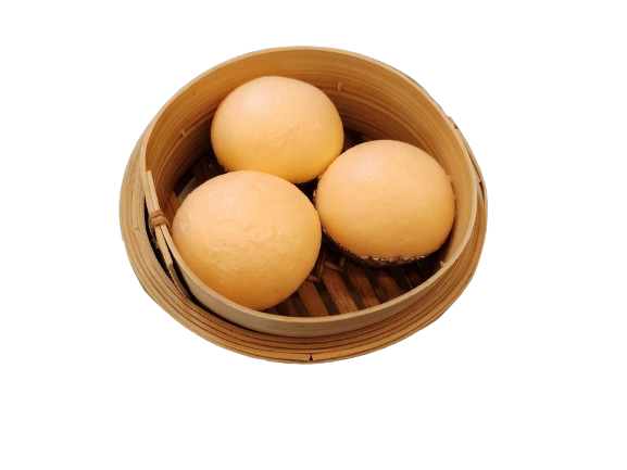 Steam Salted Egg Custard Lava Bun