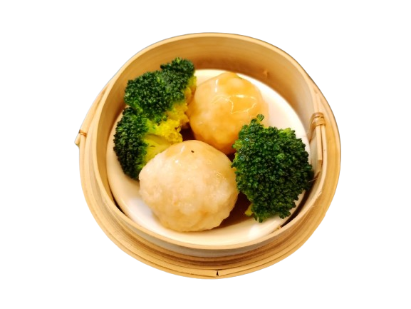 Steamed Stuffed Broccoli